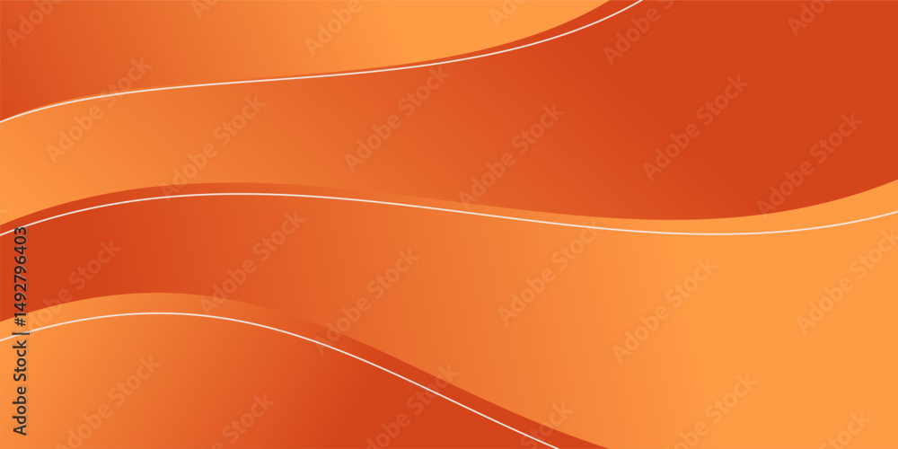 Aufkleber abstract wave pattern orange gradient summer background. perfect for your design project