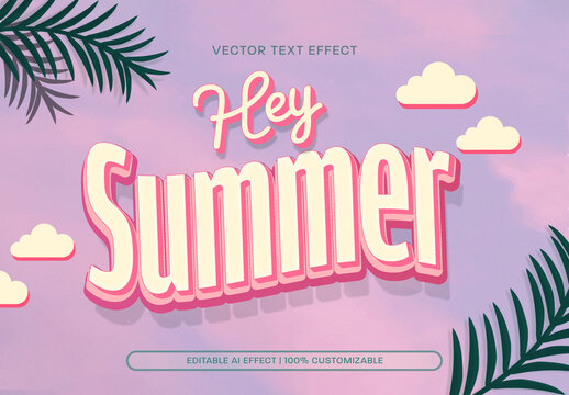 Summer Text Effect