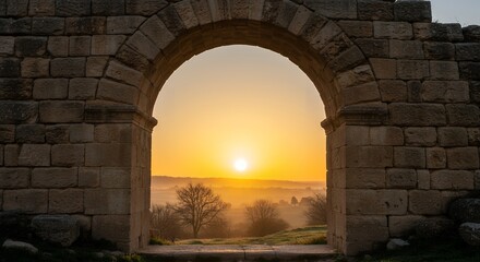 Ancient Archway Sunrise