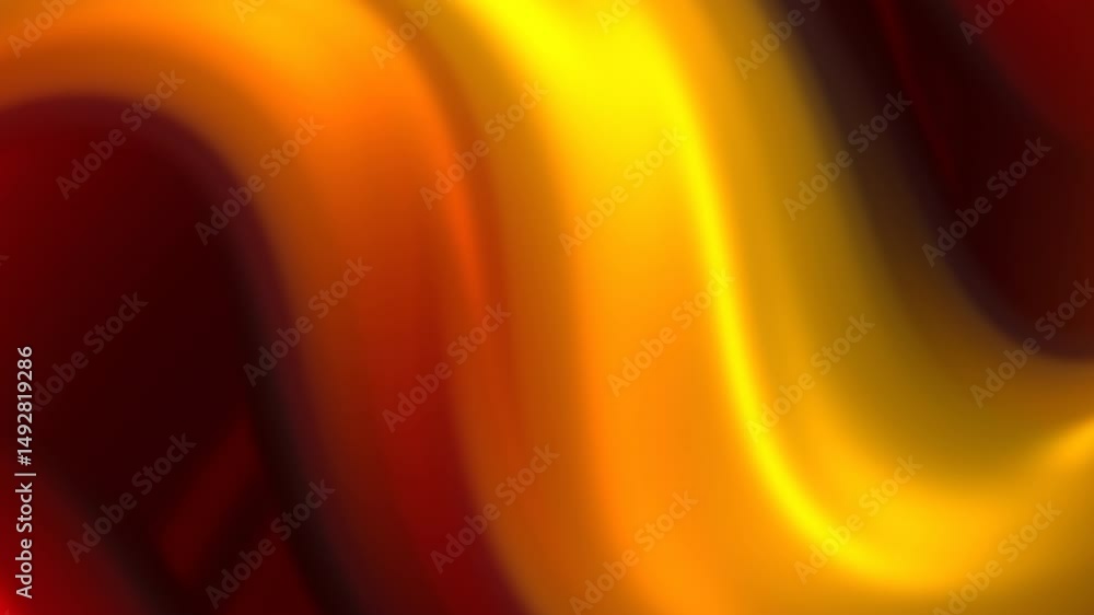 Poster abstract animation of flowing red and gold hues creating a warm, fiery atmosphere. perfect for backg