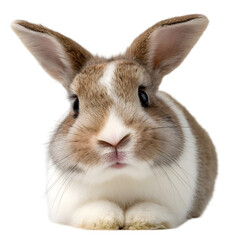 Obraz premium Cute Pet Rabbit on Transparent Background