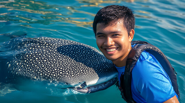  Swimming with whale sharks in the azure waters of Oslob (1)