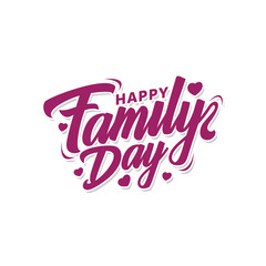 Celebrating happiness and joy with family