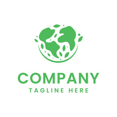 save the earth logo design