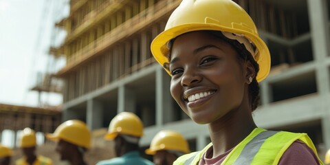 Smiling Construction Worker