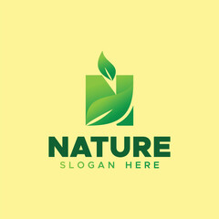 Nature logo symbol ideas vector
