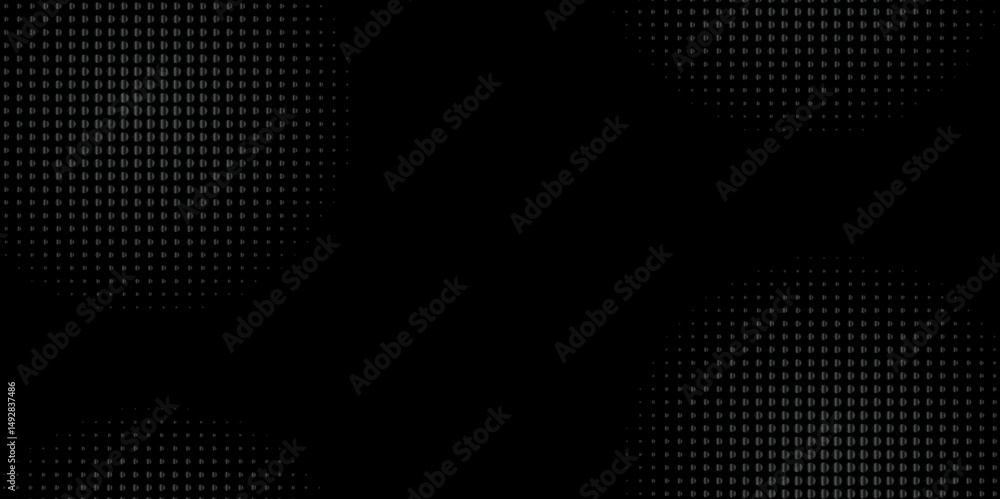 Poster abstract modern gradient black and gray background with halftone dots pattern design. vector illustr