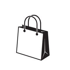 shopping bag isolated on white.