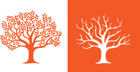 Tree simple icon. Vector ICON all icon Viktor