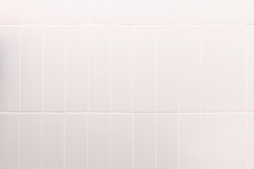 White concrete tile wall modern for Home Ideas Business And for decorating the bathroom. White rectangle mosaic tiles texture background.