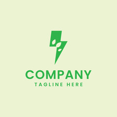 Green Energy Company Logo Design Eco Friendly