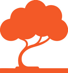 Tree  simple icon. Vector ICON all icon Viktor