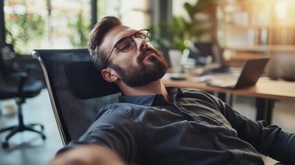 Obraz premium Achieving Work-Life Balance Through Effective Relaxation 