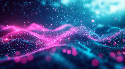Modern digital background featuring interconnected networks.