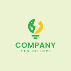 Green Energy Company Logo Design Eco Friendly