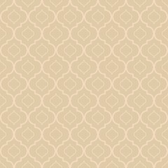 seamless moroccan pattern with abstract waves traditional islamic lantern arabic mosaic elegant motif