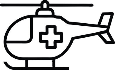 Medical Helicopter Icon
