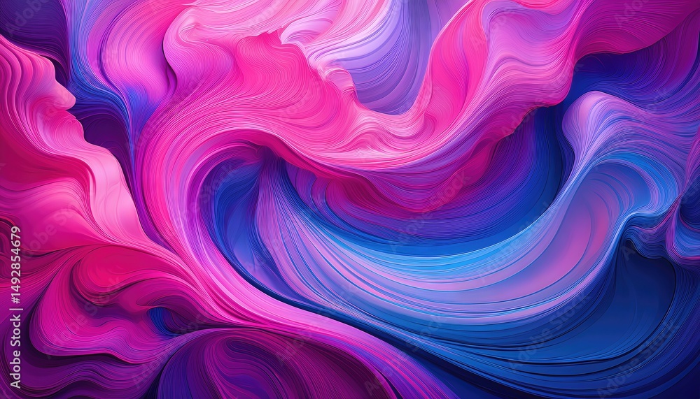 Poster vibrant and mesmerizing abstract swirl a vivid exploration of colors and textures in an everchanging