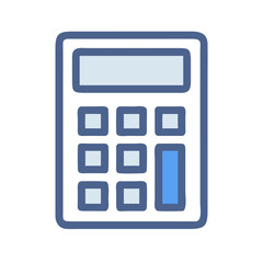 Calculator vector icon illustration isolated on White Background