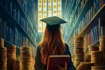 A student explores scholarship options to minimize loan dependence.