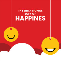 International Day of Happiness Smiling Face