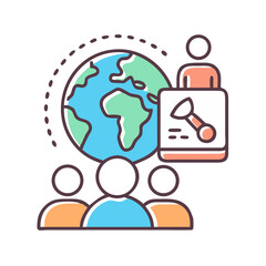 Global Team Meeting with Virtual Participation for Strategic Alignment