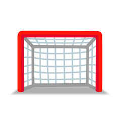 empty cage on white background isolated 3d image