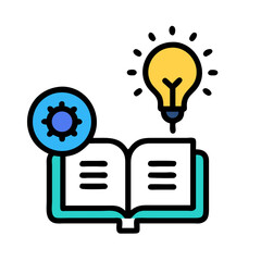Conceptual design illustration representing idea implementation and problem solving