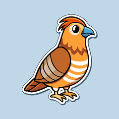 vector illustration of a bird