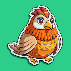 turkey cartoon waving