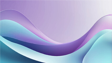 Abstract Blue, purple  Wave Background with Flowing Lines and Modern Design