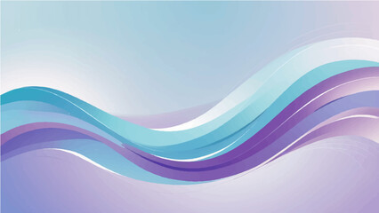 Abstract Blue, purple  Wave Background with Flowing Lines and Modern Design