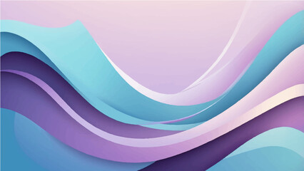 Abstract Blue, purple  Wave Background with Flowing Lines and Modern Design