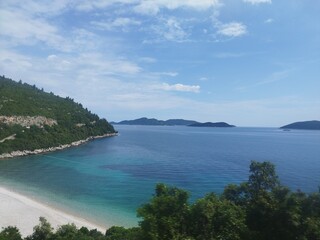 Seascape. Croatia. Blue water. Waterscape