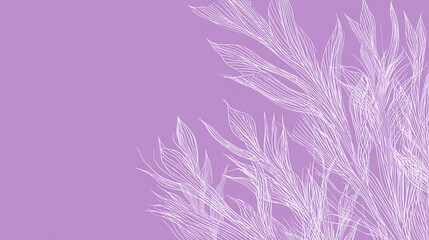 Obraz premium Purple background, suitable as a social media banner, website cover, or digital marketing material with nature, outdoor, environmental themes, in a minimalist vector art style.
