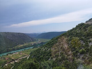 Obraz premium Bosnia and Herzegovina. Nature landscape. Mountains and species landscapes. Mountain photos. Tourism