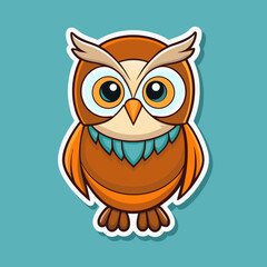 owl, bird, animal, cartoon, illustration, vector, cute, nature, brown, design, drawing, icon, art, eyes, character, halloween, beak, wild, wing, night, feather, fun, wildlife, symbol, wisdom