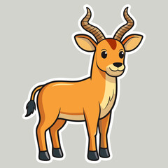 deer, animal, reindeer, vector, mammal, isolated, wild, illustration, cartoon, antler, silhouette, nature, wildlife, white, christmas, animals, elk, stag, brown, moose, horn, cute, hunting, goat, cari