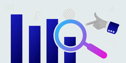 Data Analysis Business downwards, Magnifying Chart Metrics, Performance Review