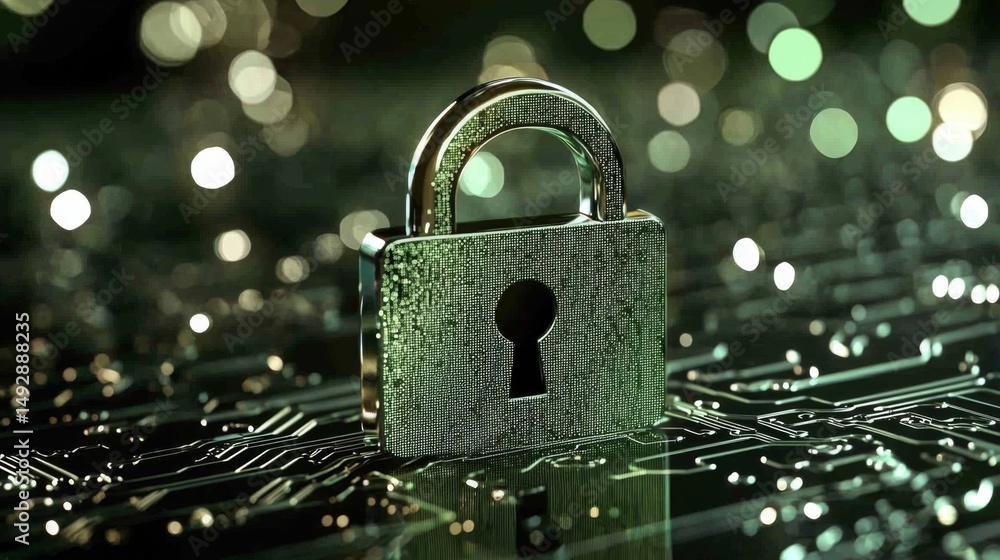 Poster assurance of data privacy through secure transmission.