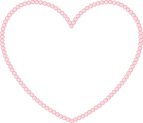 Heart Pearl Coquette Cute Frame Girly Cottagecore