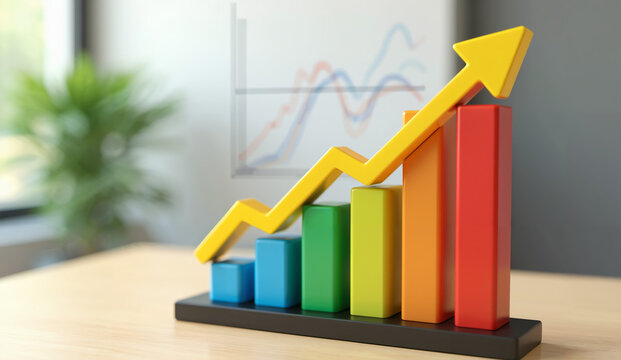 Neon Wind Turbine Over Futuristic Cityscape - Powered by Adobe