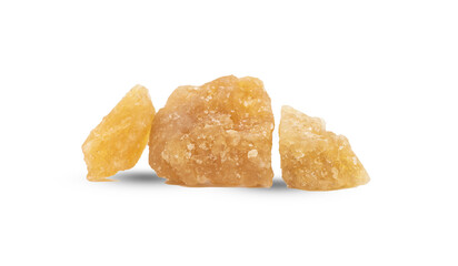 Brown sugar, a natural sweetener or crystalline sugar lumps