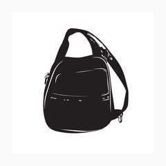 vector illustration of a bag