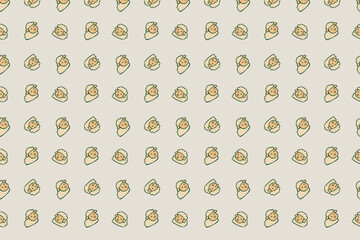 Pattern of two cutest sheep