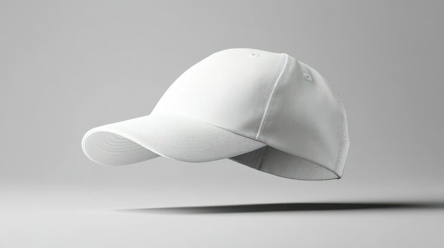 Blank white baseball cap (1) - Powered by Adobe
