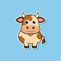 funny cow cartoon