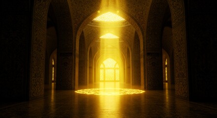 Archway with Sunlight in Grand Hall