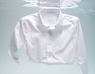 Soaked White Shirt Underwater – Fabric Movement and Clarity in Water