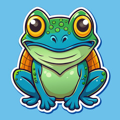 frog on a leaf